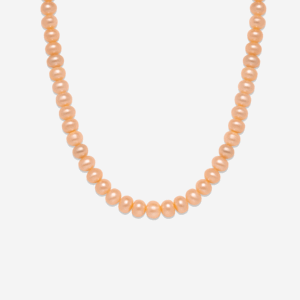 Classic Medium Peach Pearl Necklace