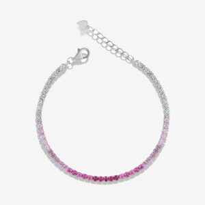 Pink Fade Tennis Bracelet