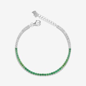Green Fade Tennis Bracelet