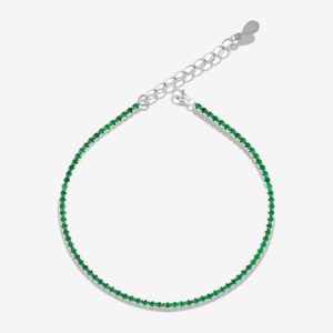 Green Zirconia Small Tennis Bracelet