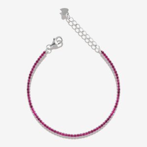 Magenta Zirconia Standard Tennis Bracelet