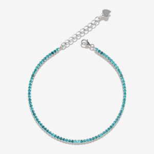 Baby Blue Zirconia Small Tennis Bracelet