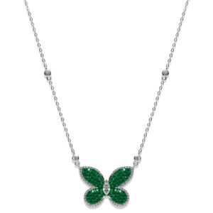 Crystal Butterfly Necklace