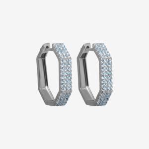 Iced Cuff Thick Earrings