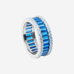 Deep Blue Thick Ring