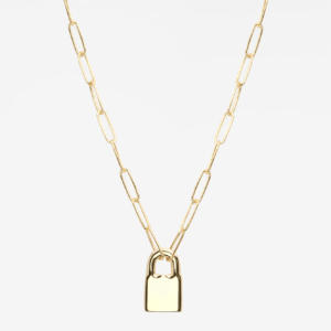 Locked Shackles 18K Gold Plated Necklace