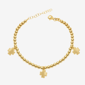 Cross Ball Charm Bracelet