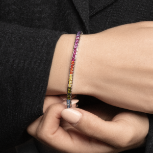 Rainbow Tennis Bracelet