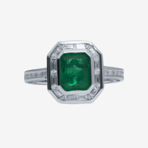 Ice Wall Green Gem Ring