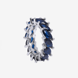 Deep Blue Drops Ring