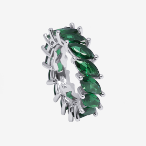Deep Emerald Green Ring