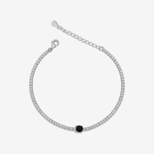 Black Onyx Gemstone Tennis Bracelet